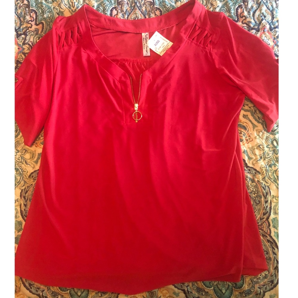 PerSeption Concept Pink Blouse